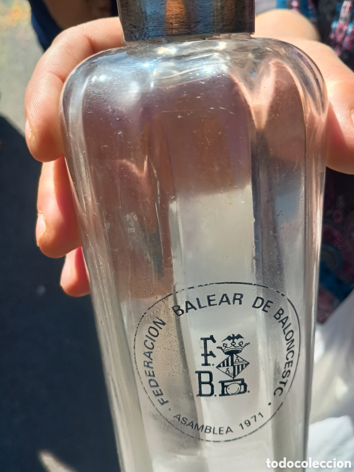 Antig&uuml;edades: Botella cuello plata baleares - Foto 2