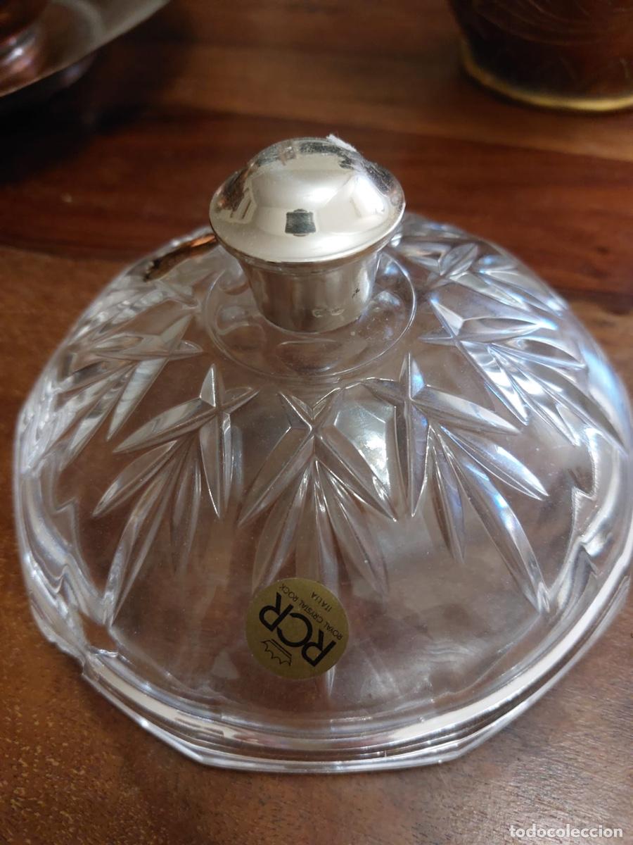 Antig&uuml;edades: TAPA CRISTAL ECR Y PLATA - Foto 2