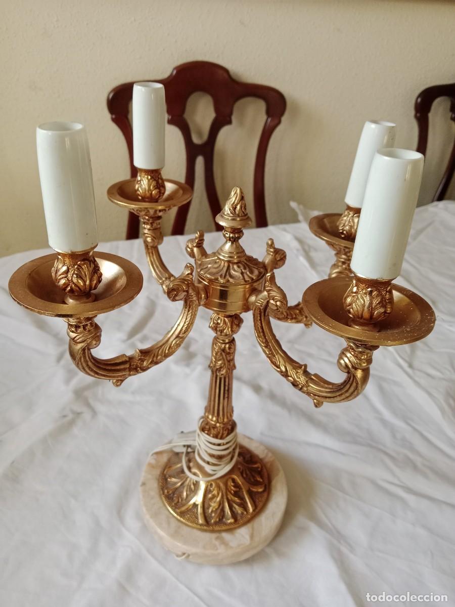 Antig&uuml;edades: Candelabros de bronce - Foto 6