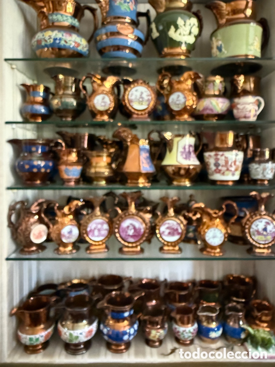 Antig&uuml;edades: Lote Jarras reflejos Bristol - Foto 1