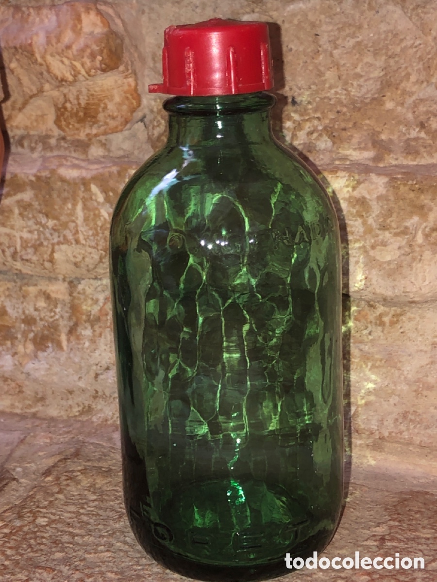 Antig&uuml;edades: Botella agua oxigenada foret - Foto 2