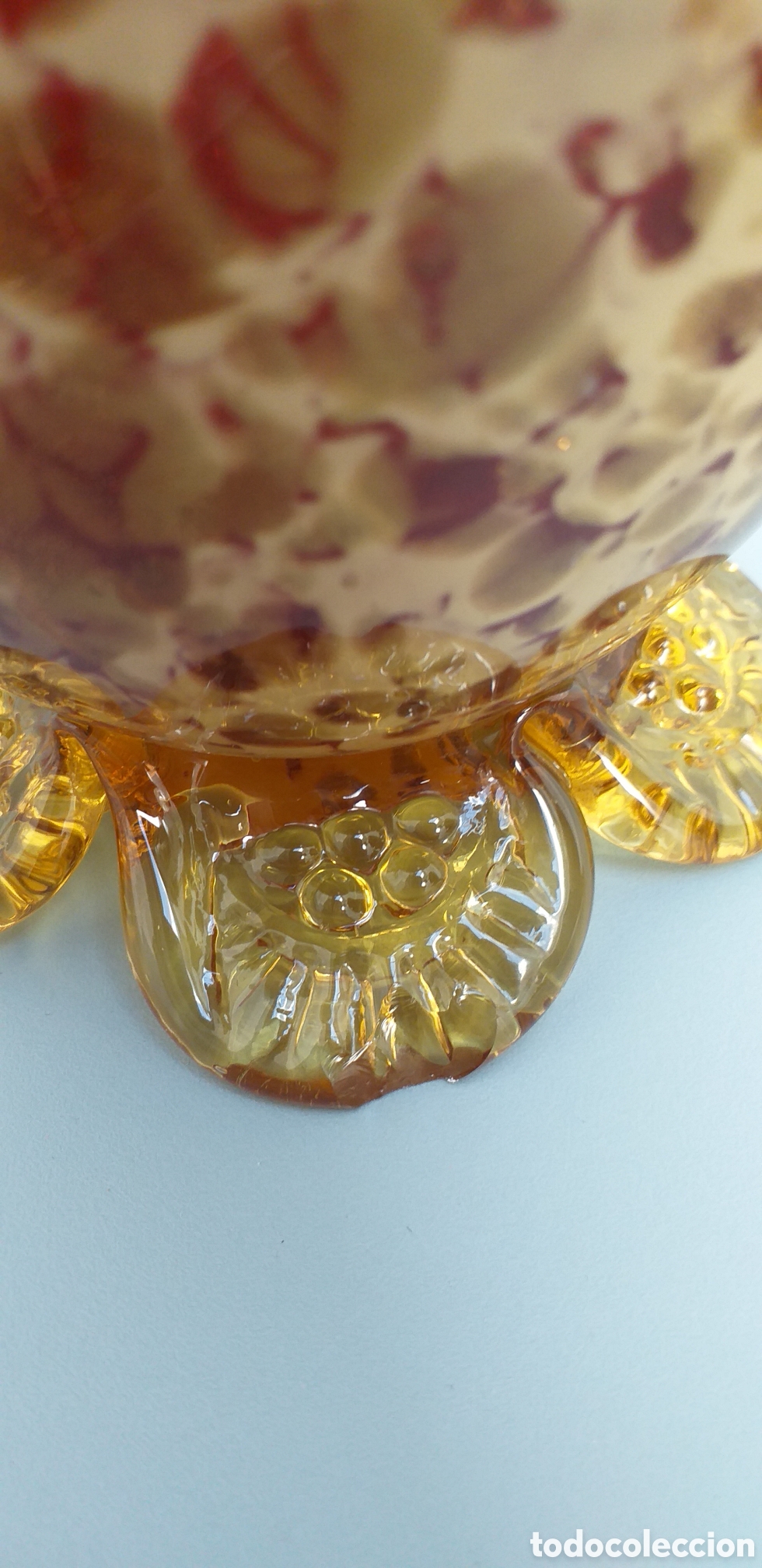 Antig&uuml;edades: Pareja Conjunto jarrones Cristal de Murano - Foto 9