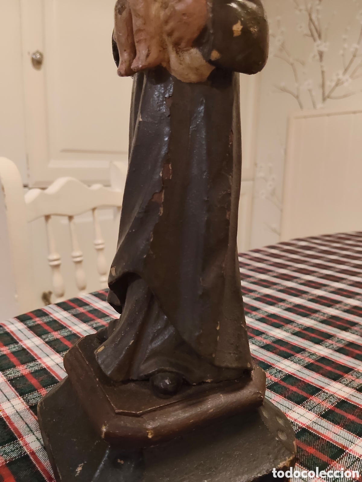 Antig&uuml;edades: San Antonio pasta de madera - Foto 2