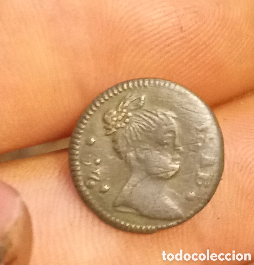 Antig&uuml;edades: BOT&Oacute;N MILITAR DE ISABEL II - Foto 1