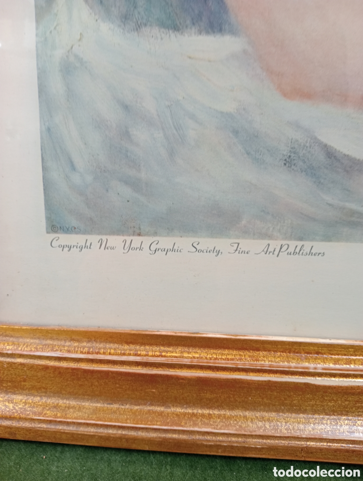 Antig&uuml;edades: Litograf&iacute;a de Renoir con marco - Foto 3