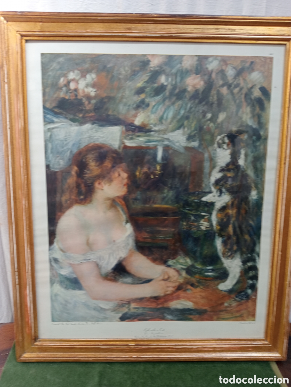 Antig&uuml;edades: Litograf&iacute;a de Renoir con marco - Foto 1