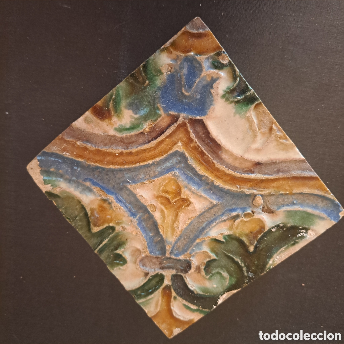 Antig&uuml;edades: Azulejo Siglo XVI. Toledo. - Foto 1