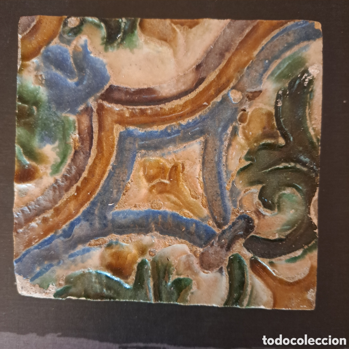 Antig&uuml;edades: Azulejo Siglo XVI. Toledo. - Foto 4