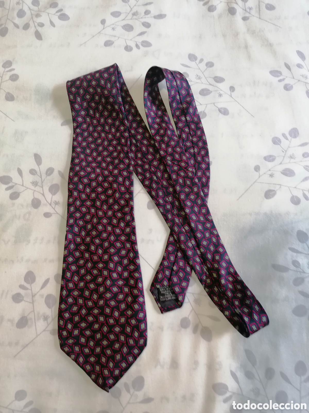 Antig&uuml;edades: Corbata de seda 100% marca Beaufort - Foto 3