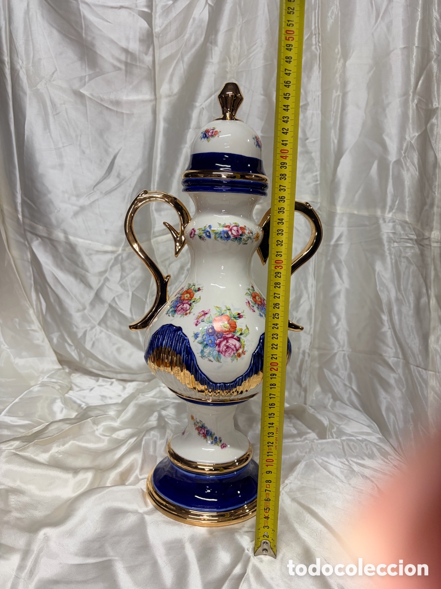 Antig&uuml;edades: Gran jarr&oacute;n de porcelana 50cm - Foto 3