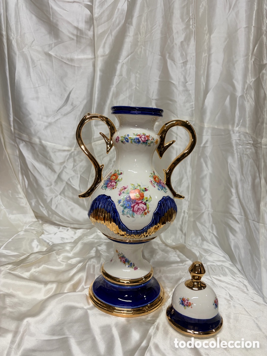 Antig&uuml;edades: Gran jarr&oacute;n de porcelana 50cm - Foto 5