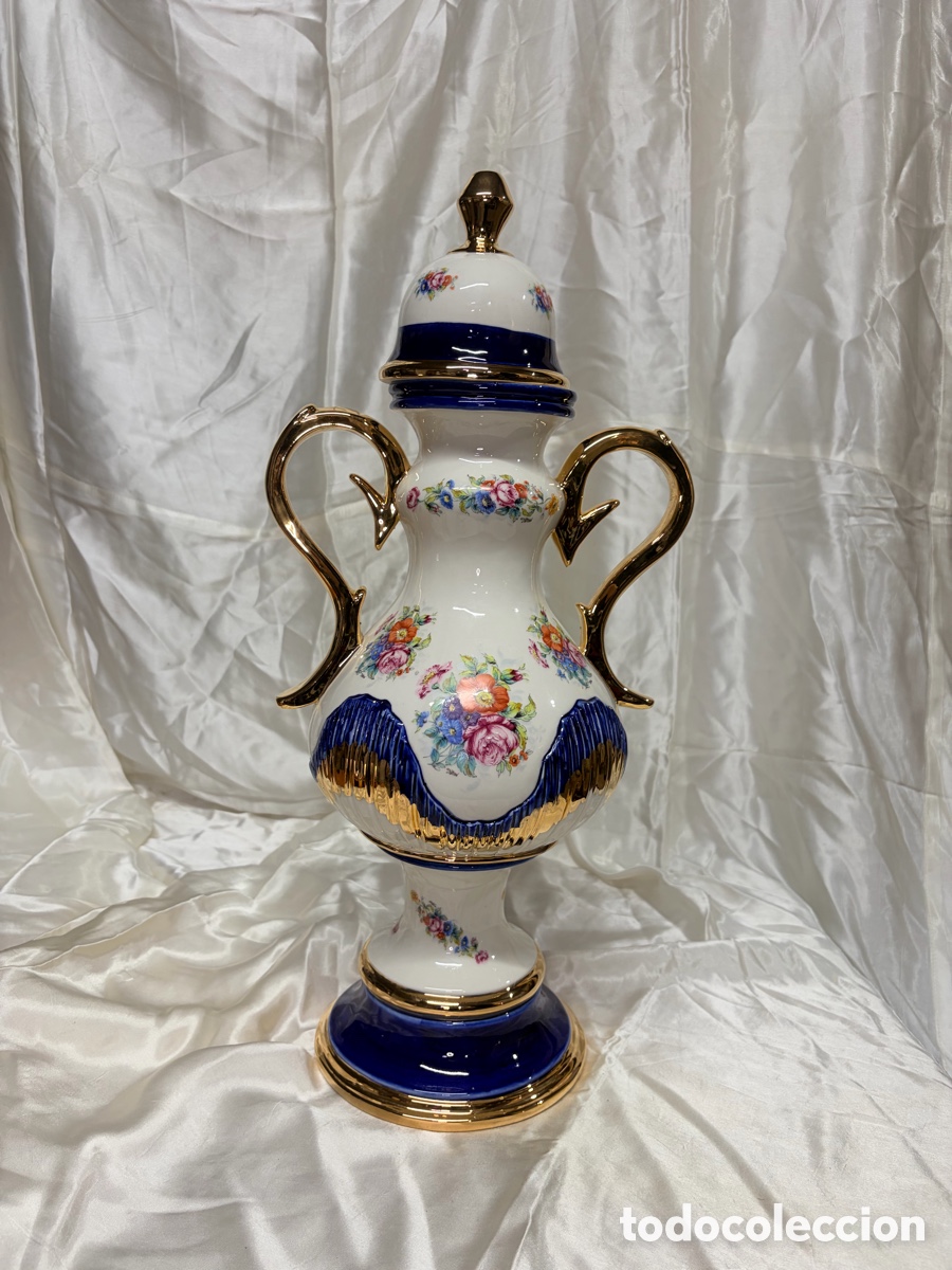 Antig&uuml;edades: Gran jarr&oacute;n de porcelana 50cm - Foto 1