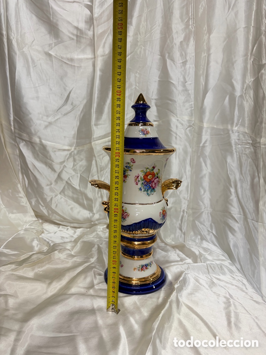 Antig&uuml;edades: Gran jarr&oacute;n de porcelana 42 cm - Foto 2
