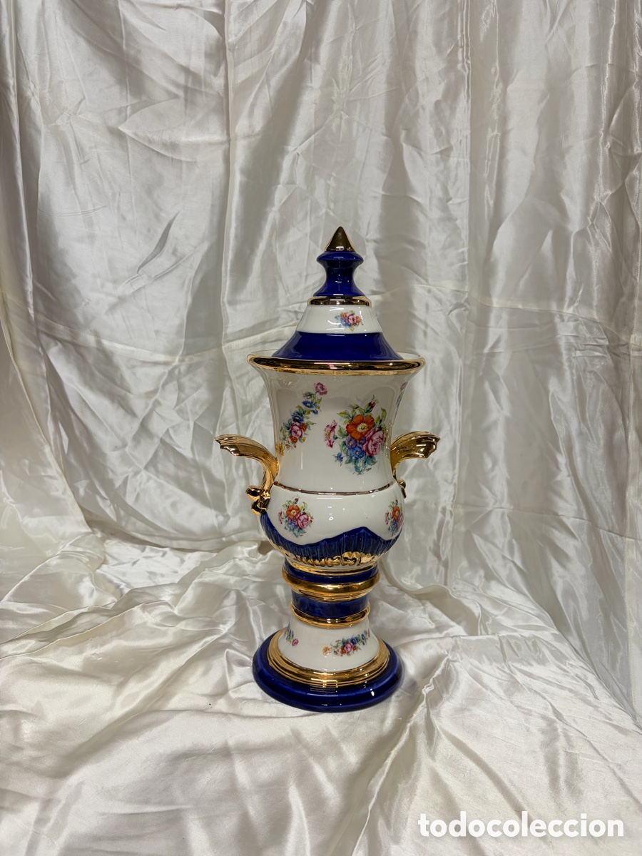 Antig&uuml;edades: Gran jarr&oacute;n de porcelana 42 cm - Foto 1