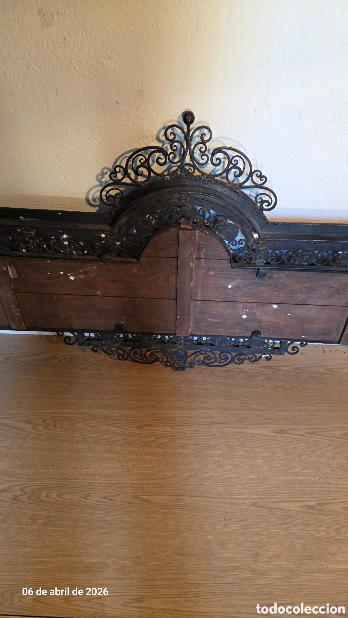 Antig&uuml;edades: Cuadro retablo ultima cena forja y laton - Foto 10