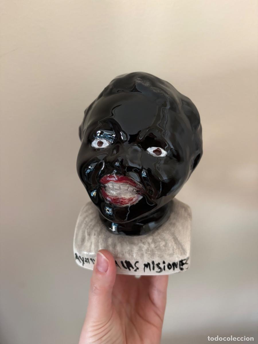 Antig&uuml;edades: Hucha del Domund. Busto de africano - Foto 1