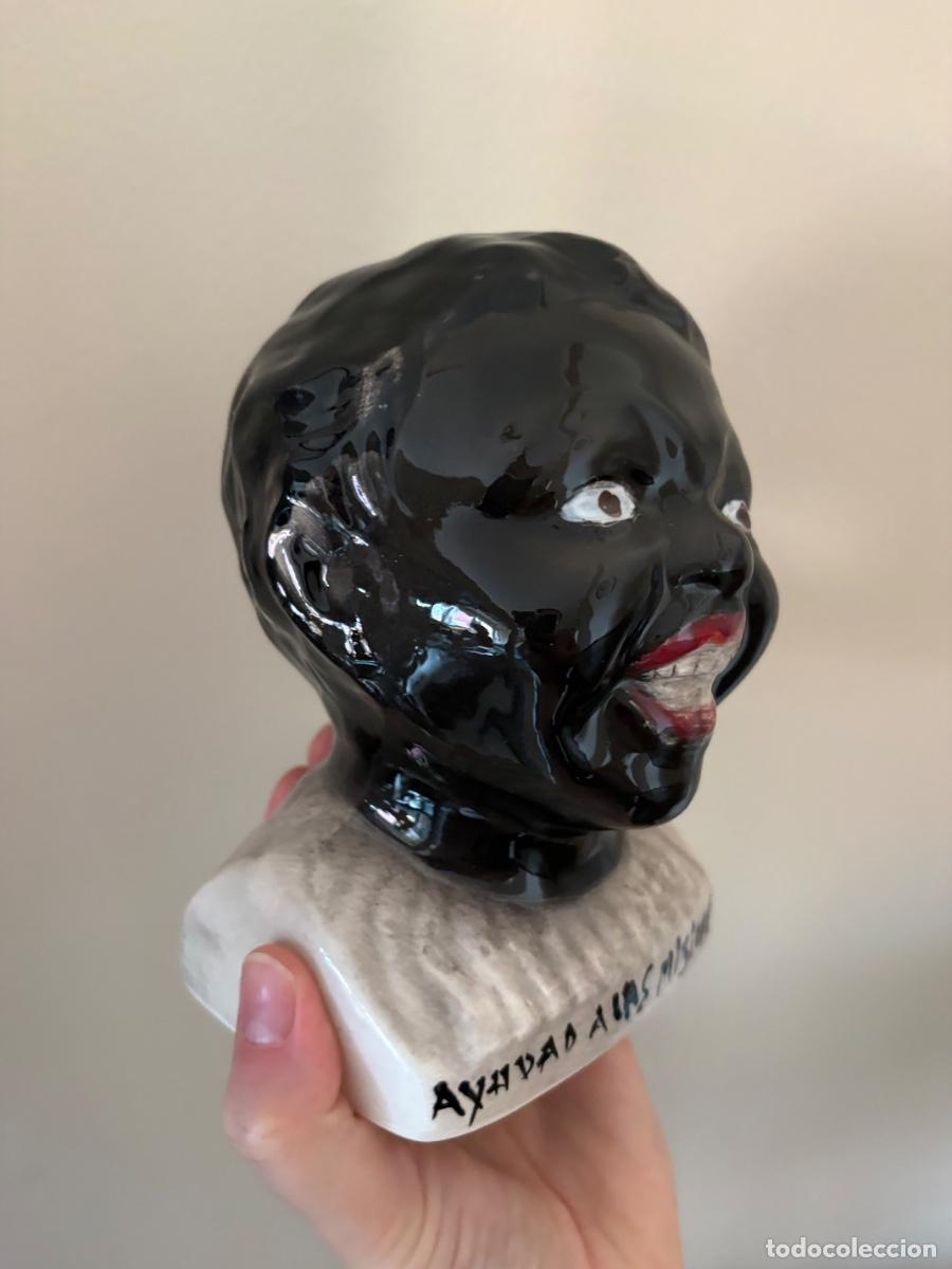 Antig&uuml;edades: Hucha del Domund. Busto de africano - Foto 4