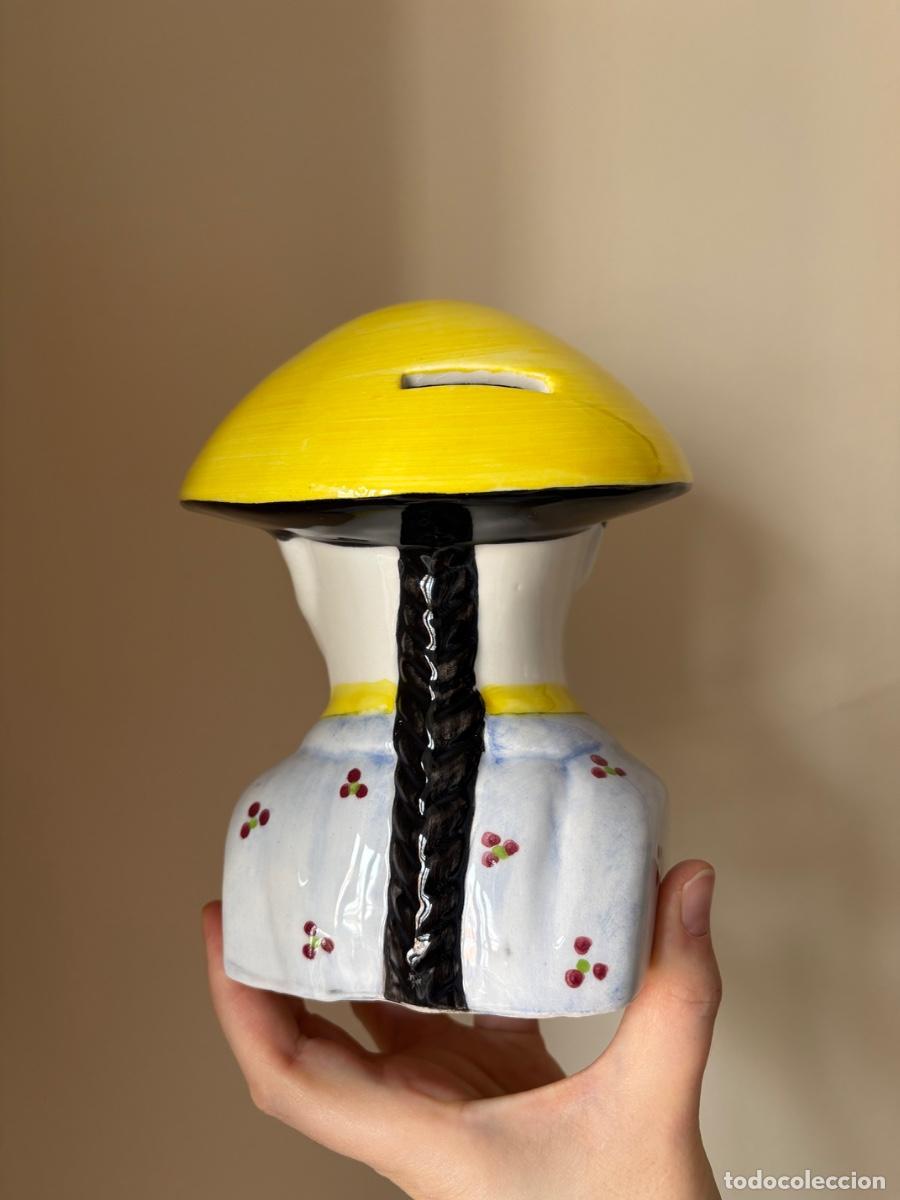 Antig&uuml;edades: Hucha del Domund. Busto chino - Foto 3