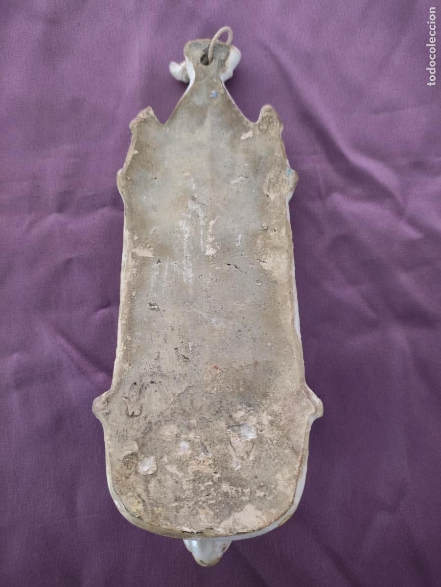 Antig&uuml;edades: ANTIGUA BENDITERA DE MANISES - Foto 5