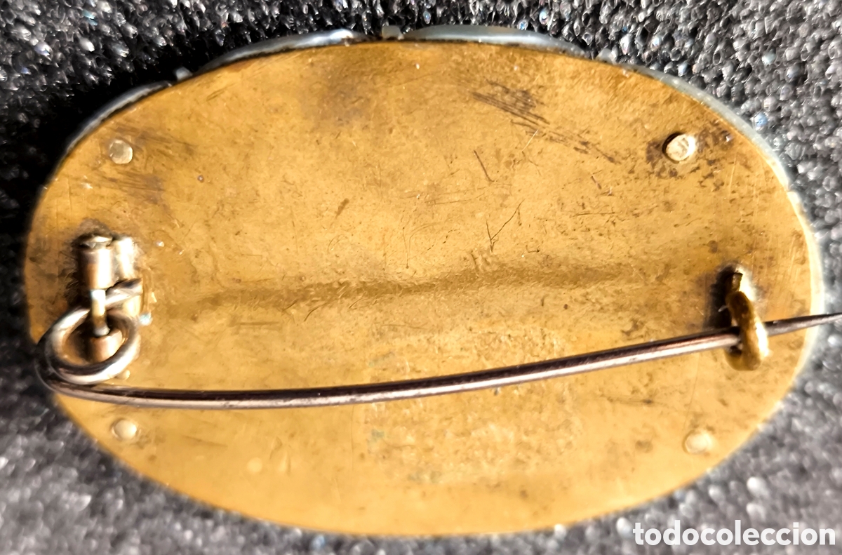 Antig&uuml;edades: BROCHE ANTIGUO NATIVIDAD EN CONCHA - Foto 2