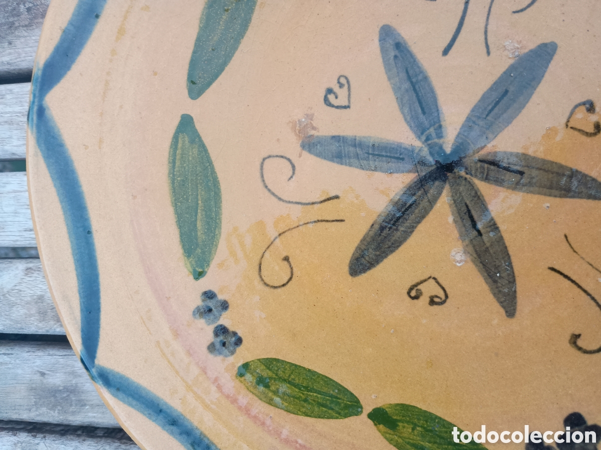 Antig&uuml;edades: Plato cer&aacute;mica para colgar - Foto 2