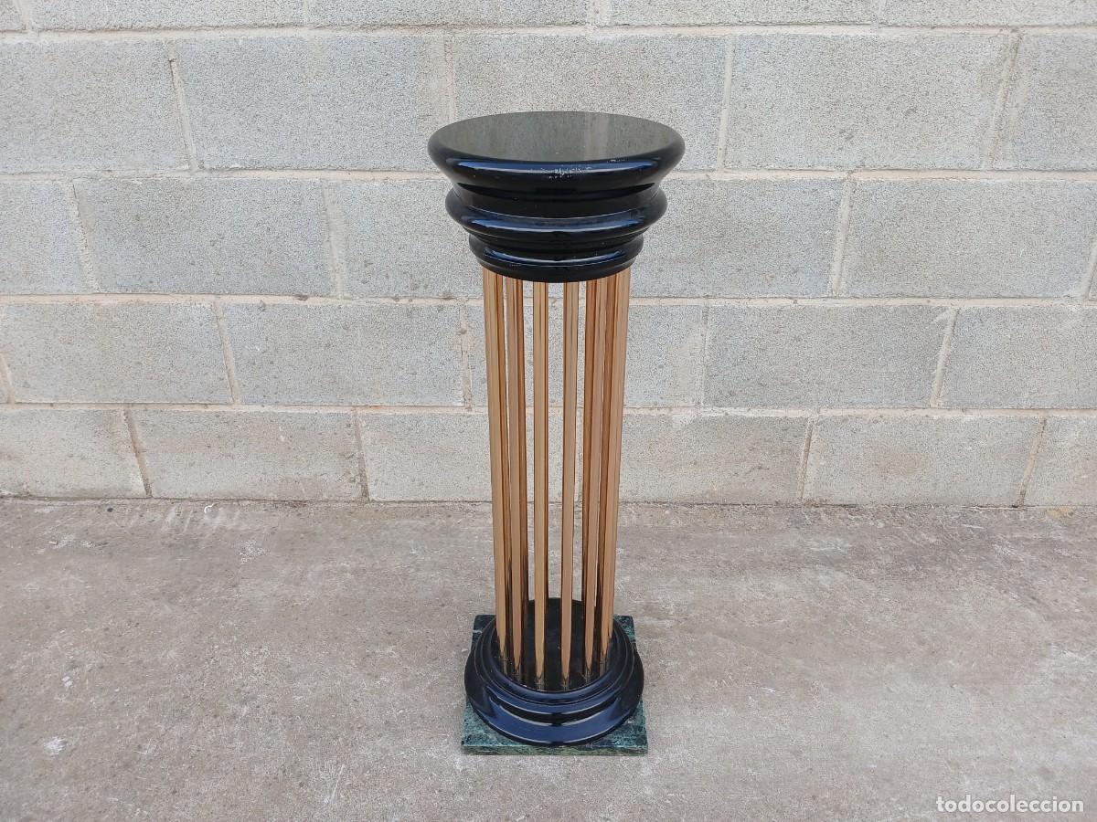 Antiquit&eacute;s: Columna Pedestal antigua vintage Italiana estilo Neo Art Dec&oacute;. Columna pie dise&ntilde;o tipo Willy Rizzo.