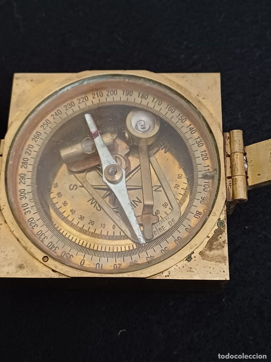 Antig&uuml;edades: ANTIGUA BR&Uacute;JULA TIPO BRUNTON DE BRONCE - Foto 7