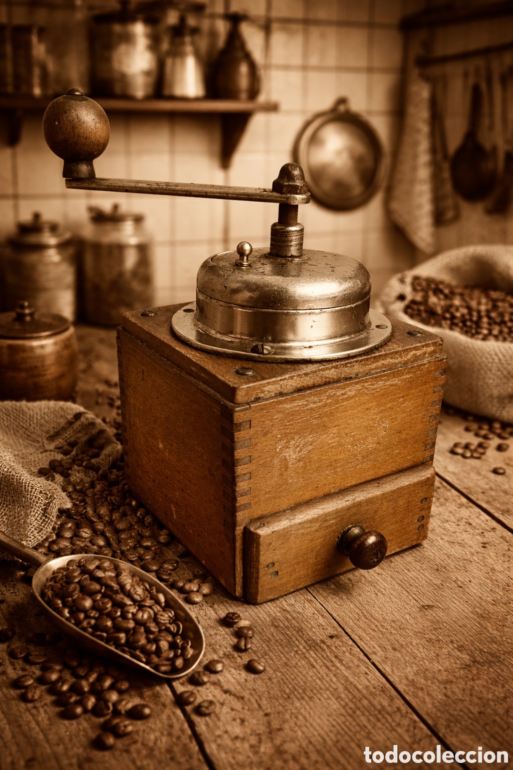 Antiques: Molinillo cafe Robert Zassenhaus 1950