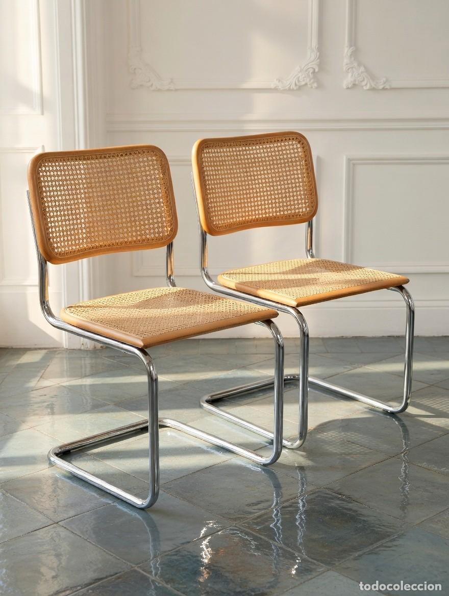 Antiguidades: Pareja de sillas cesca