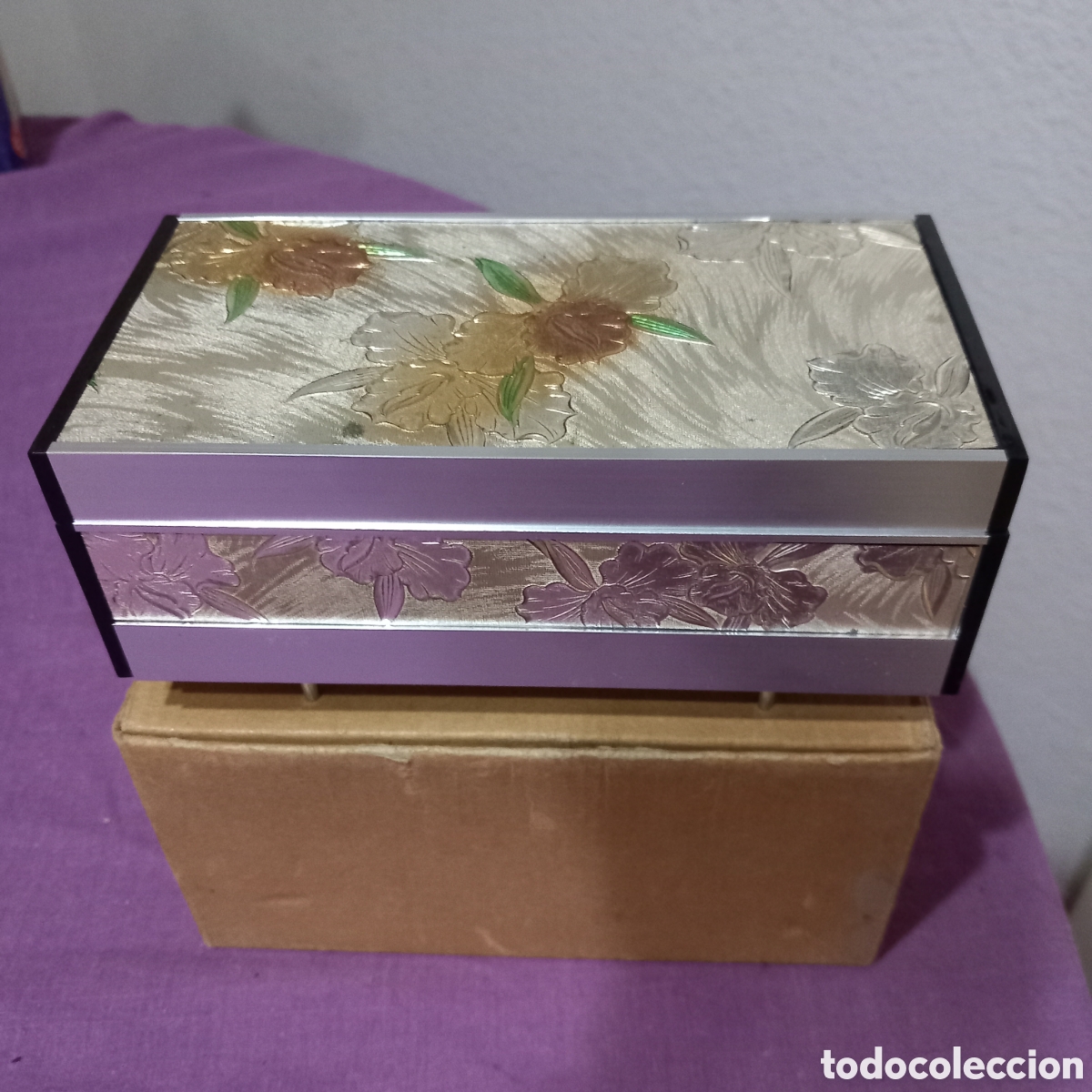 Antig&uuml;edades: ANTIGUA CAJA MUSICAL/LADY MATE JAPAN(como nueva de almac&eacute;n en caja)