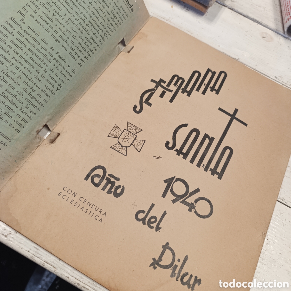 Antig&uuml;edades: Valdepe&ntilde;as,Semana Santa 1940,programa CHRISTUS - Foto 1