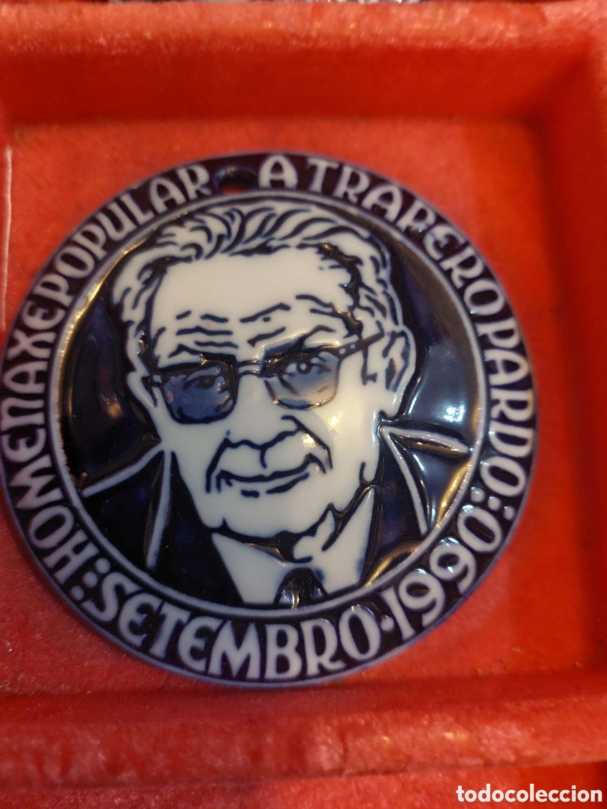 Antig&uuml;edades: SARGADELOS TRAPERO PARDO 1990 MEDALLA - Foto 1