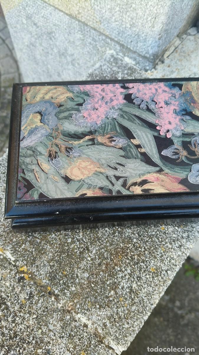 Antig&uuml;edades: Coffret a bijoux bois laqu&eacute; de chine - Foto 4