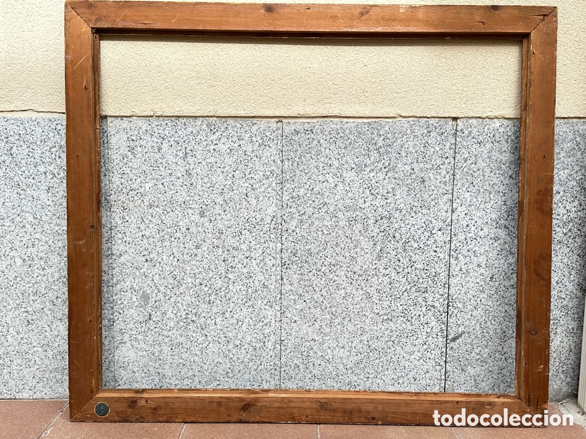 Antig&uuml;edades: Antiguo marco de madera policromada - Foto 12
