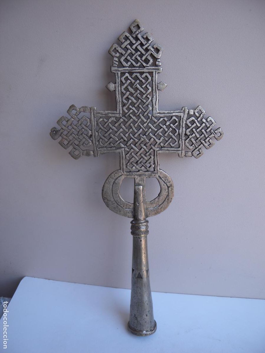 Antig&uuml;edades: GRAN CRUZ COPTA ANTIGUA PROCESIONAL