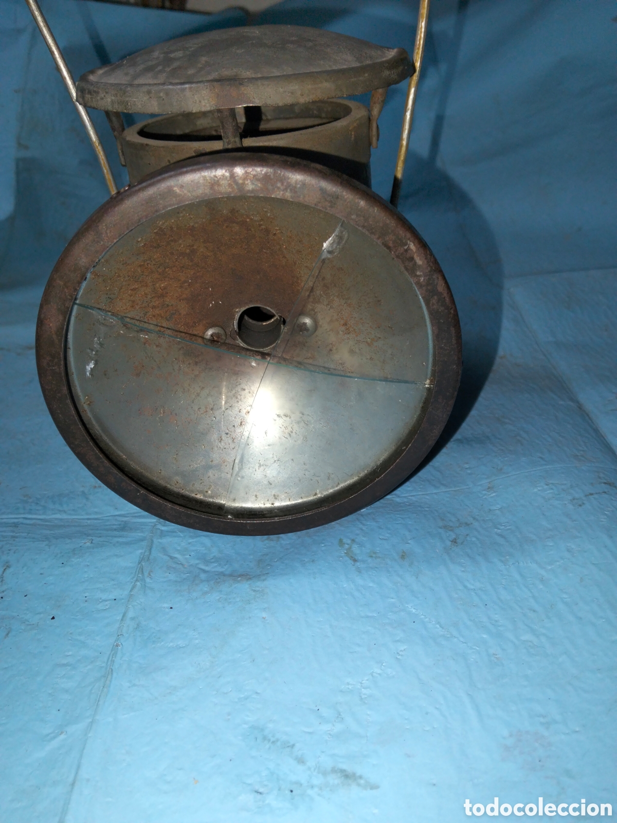 Antig&uuml;edades: ANTIGUO FAROL TIPO LINTERNA - Foto 2
