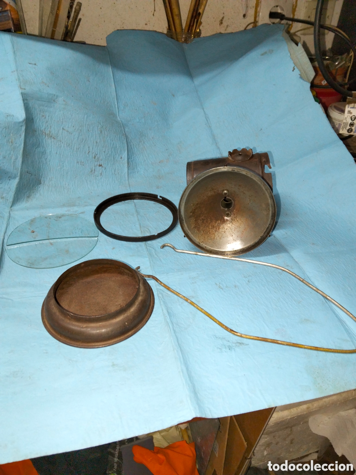 Antig&uuml;edades: ANTIGUO FAROL TIPO LINTERNA - Foto 8
