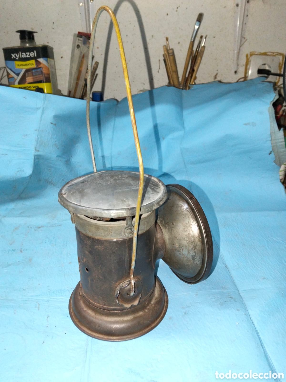 Antig&uuml;edades: ANTIGUO FAROL TIPO LINTERNA - Foto 9
