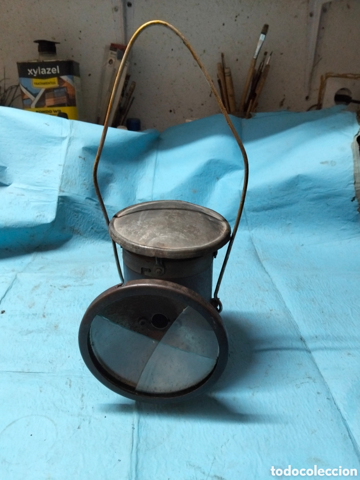 Antig&uuml;edades: ANTIGUO FAROL TIPO LINTERNA - Foto 15