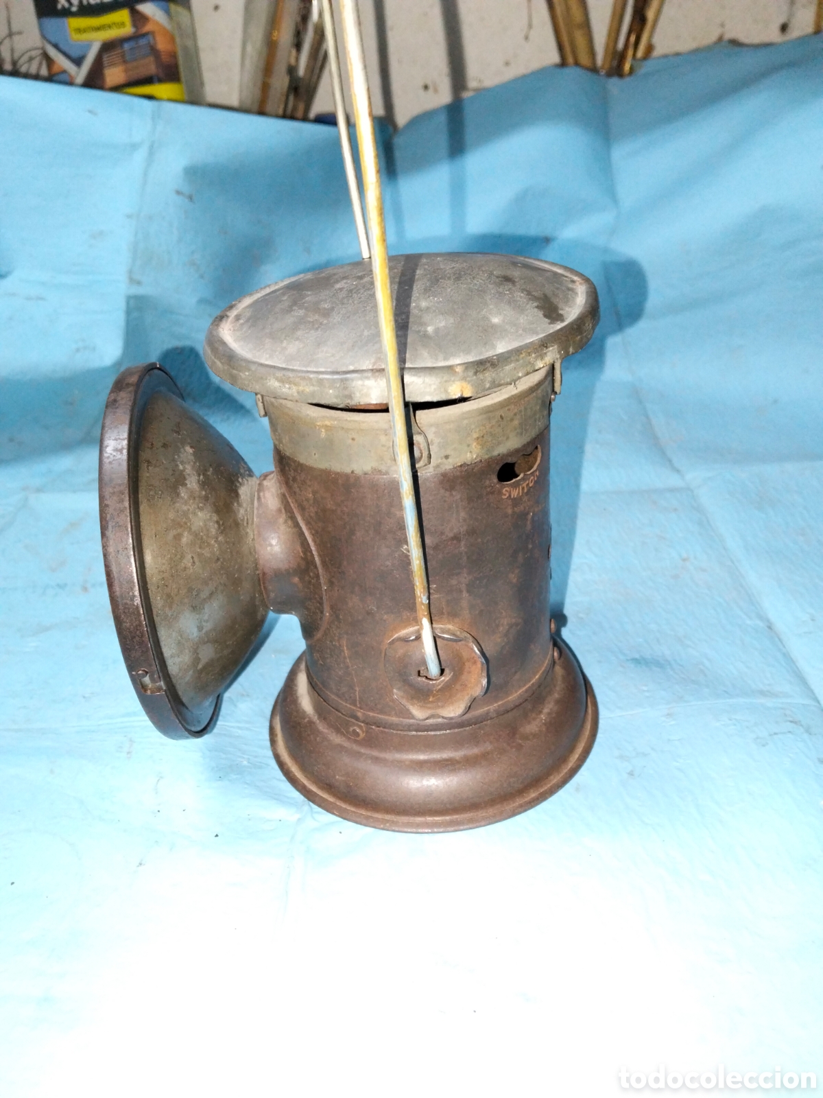 Antig&uuml;edades: ANTIGUO FAROL TIPO LINTERNA - Foto 1