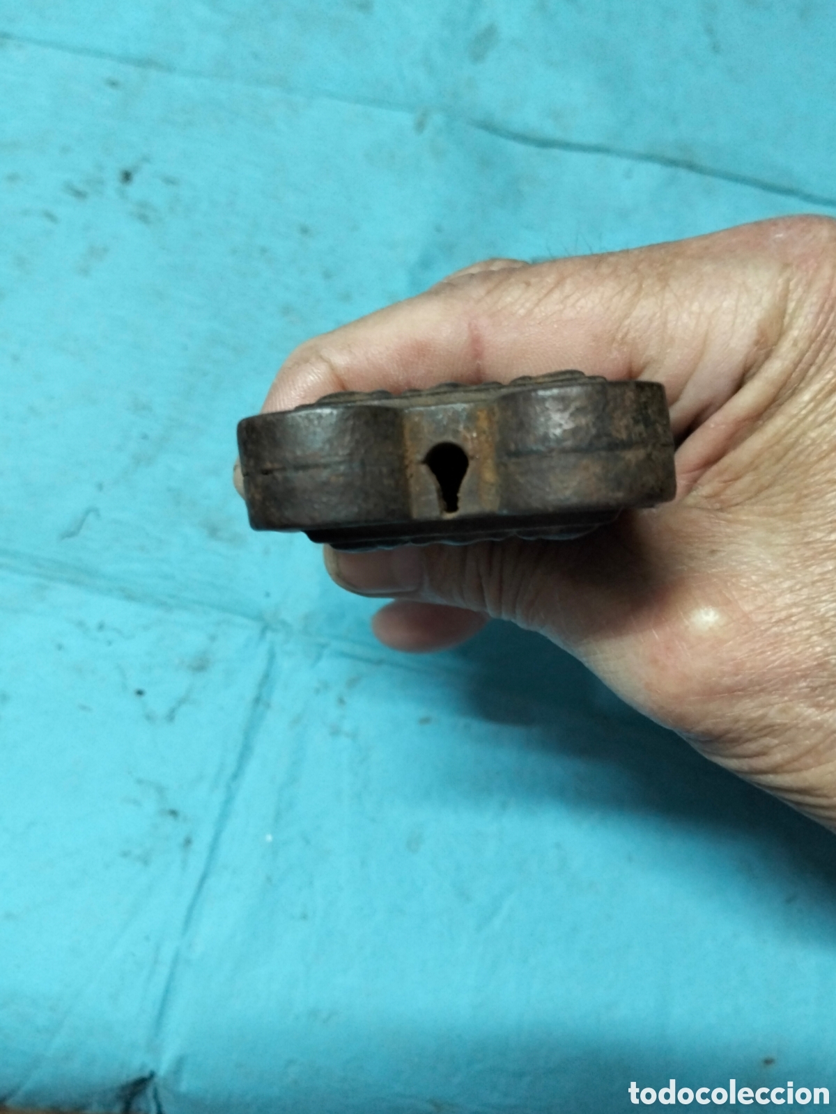 Antig&uuml;edades: ANTIGUO CANDADO SIN LLAVE - Foto 3