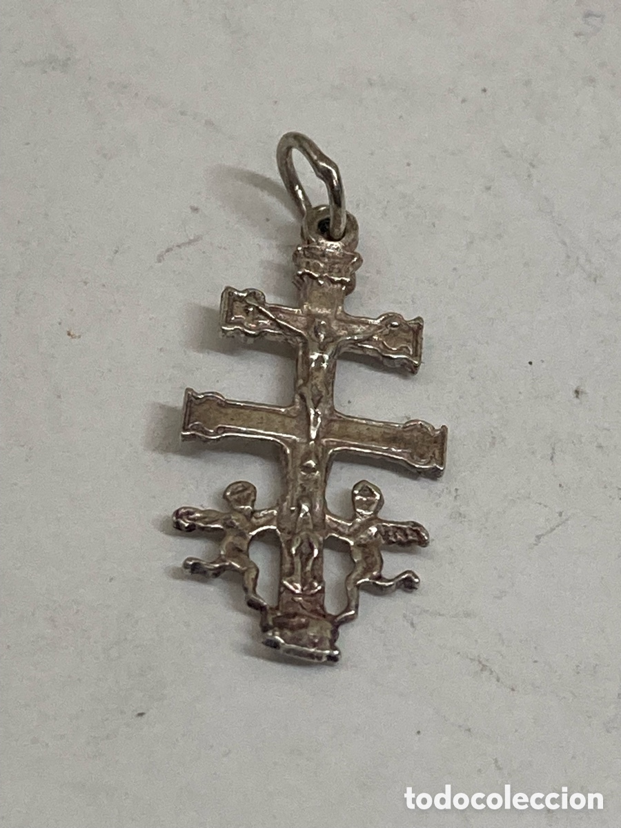 Antig&uuml;edades: Cruz de plata religiosa C561 - Foto 1