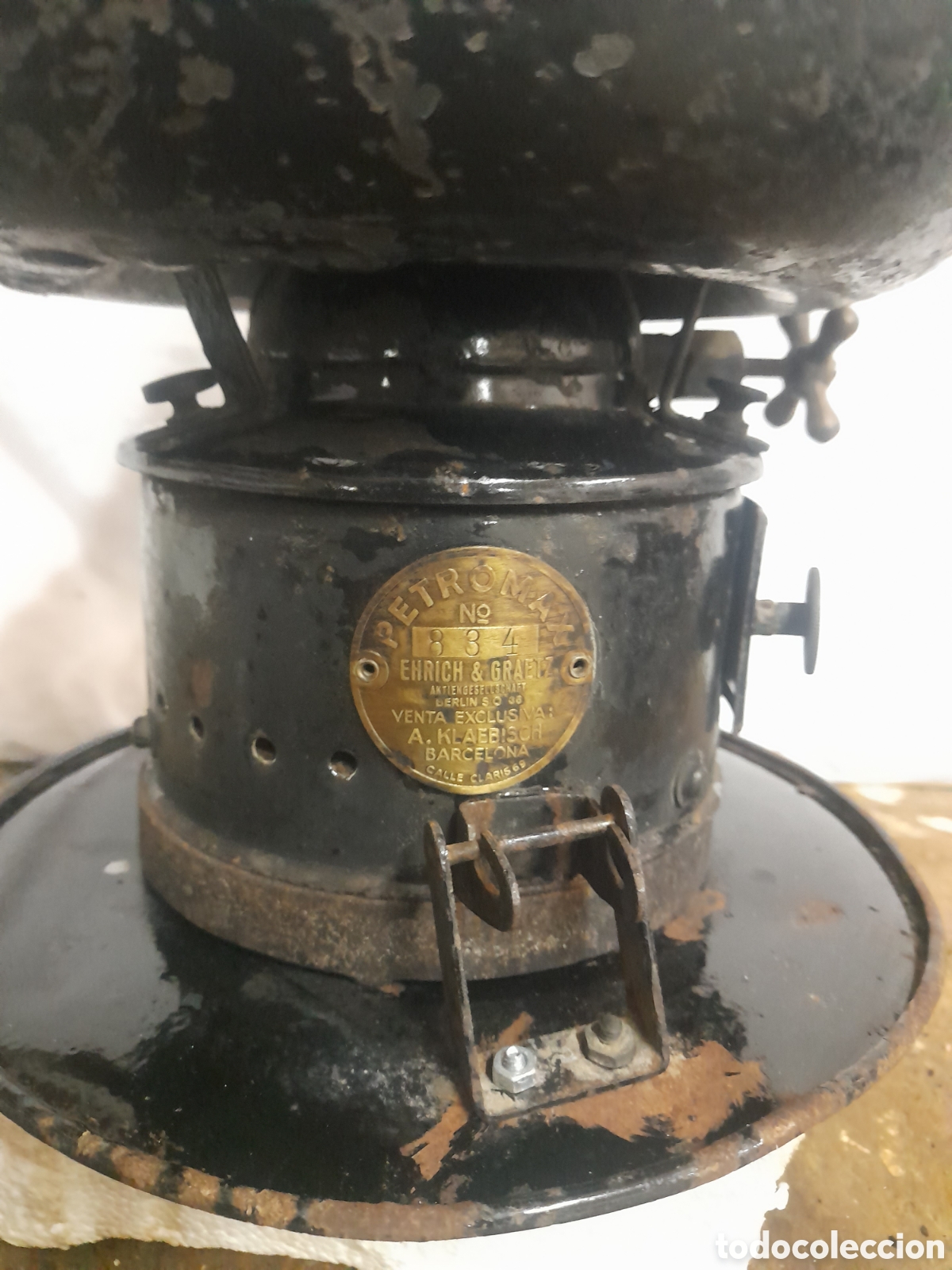 Antig&uuml;edades: LAMPARA FAROL PETROMAX 834 - Foto 5