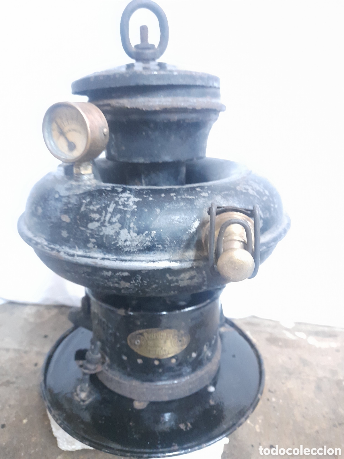 Antig&uuml;edades: LAMPARA FAROL PETROMAX 834 - Foto 6