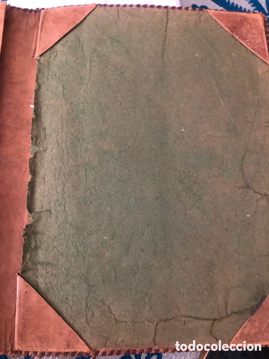 Antig&uuml;edades: Estuche de Cuero Antiguo - Foto 3