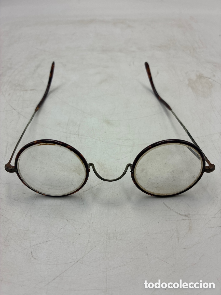Antig&uuml;edades: Gafas de Metal y Carey. - Foto 2