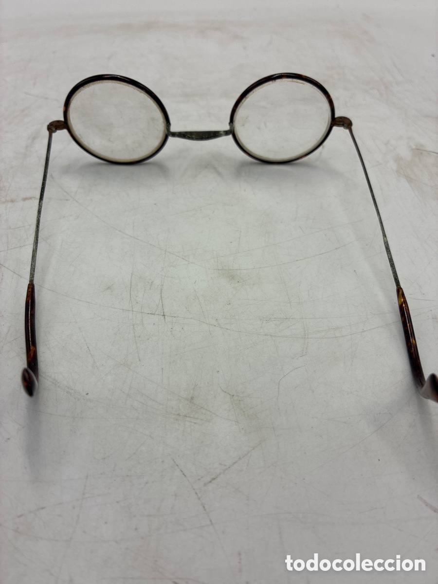 Antig&uuml;edades: Gafas de Metal y Carey. - Foto 3
