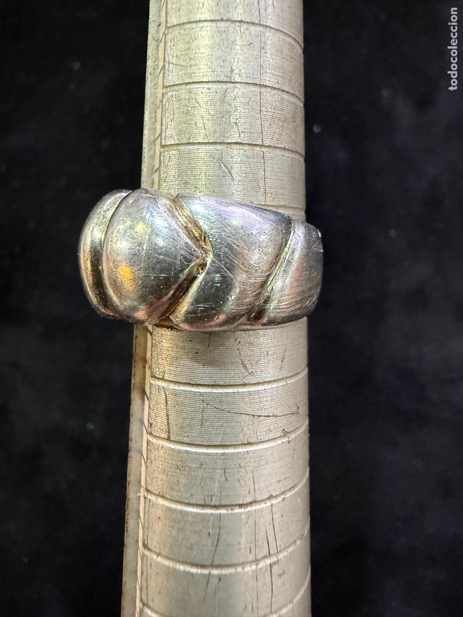 Antig&uuml;edades: ANILLO DE PLATA CONTRASTADA - Foto 2