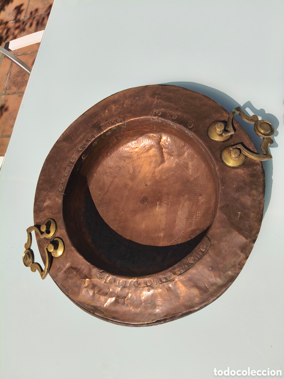 Antiguidades: Brasero antiqu&iacute;simo de bronce