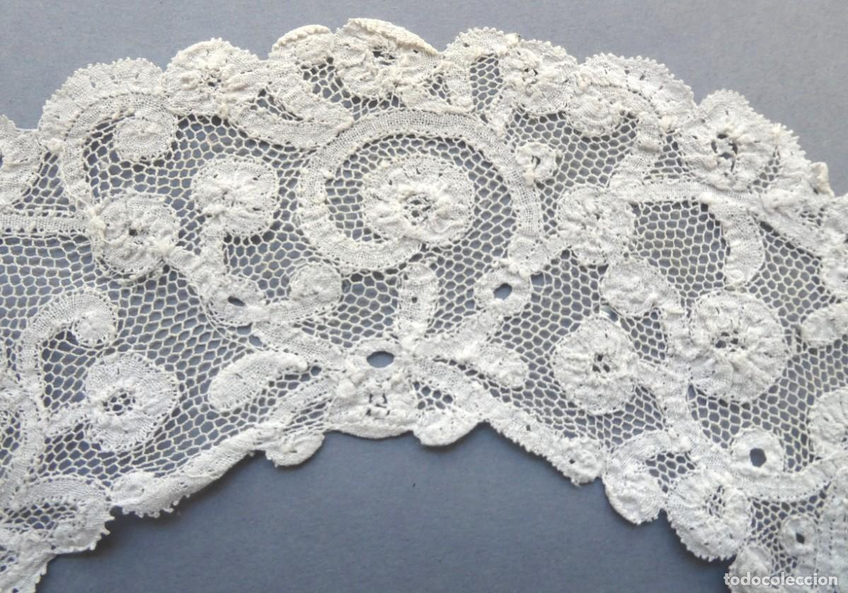 Antig&uuml;edades: ANTIGUA CAPELINA DE ENCAJE DE MIL&Aacute;N IMAGEN - NOVIA S.XIX